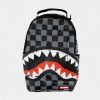 SPRAYGROUND SHARKS IN PARIS GRAY-PAINT BACKPACK BLACK/GREY