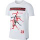 Jordan M JBSK TEE SU PHOTO WHITE