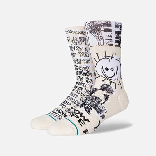 STANCE DEAR HUMANS OFFWHITE