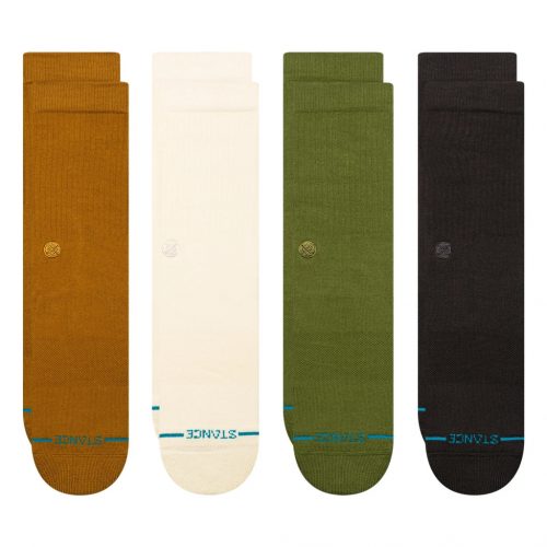 Stance Icon Crew 4 Pack GLD