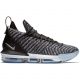 NIKE LEBRON XVI BLACK/METALLIC SILVER-WHITE