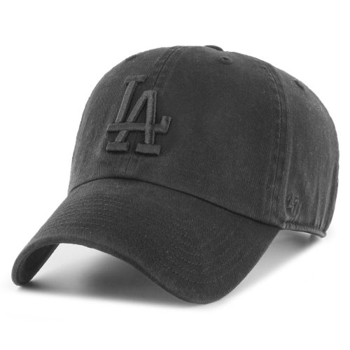 47 MLB Los Angeles Dodgers CLEAN UP Black ONE