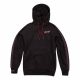 MITCHELL & NESS CHICAGO BULLS TAPED FLEECE HOODY BLACK/RED