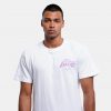 MITCHELL & NESS NBA LOS ANGELES LAKERS MERCH TAKE OUT TEE WHITE