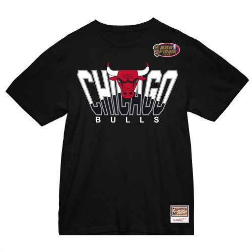 MITCHELL & NESS CHICAGO BULLS NBA RETRODOME TEE BLACK