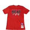 MITCHELL & NESS NBA HWC CHAMP STACK TEE MIAMI HEATRED L