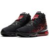 NIKE LEBRON XVII BLACK/WHITE RED