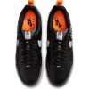 AIR FORCE 1 '07 LV8 2 BLACK/WOLF GREY-DARK GREY-TOTAL ORANGE