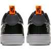 AIR FORCE 1 '07 LV8 2 BLACK/WOLF GREY-DARK GREY-TOTAL ORANGE