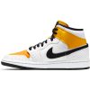 AIR JORDAN 1 MID WMNS WHITE/BLACK-UNIVERSITY GOLD