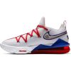 NIKE LEBRON XVII LOW WHITE/WHITE-UNIVERSITY RED-GAME ROYAL