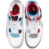 AIR JORDAN 4 RETRO SE WHITE/MILITARY BLUE-FIRE RED-TECH GREY