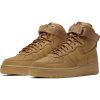 NIKE AIR FORCE 1 HIGH '07 FLAX/WHEAT-GUM LIGHT BROWN-BLACK