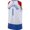 NIKE X NBA ZION WILLIAMSON NEW ORLEANS PELICANS SWINGMAN JERSEY CE 20 WHITE/WILLIAMSON ZION