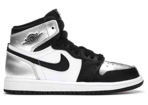 JORDAN 1 HIGH OG (PS) BLACK/BLACK-METALLIC SILVER-WHIT