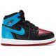 JORDAN 1 HIGH OG (TD) BLACK/DK POWDER BLUE-VARSITY RED-WHITE