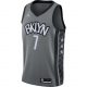 JORDAN X NBA KEVIN DURANT BROOKLYN NETS SWINGMAN JERSEY DARK STEEL GREY/BLACK/DURANT KEVIN