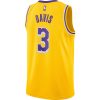 NIKE X NBA ANTHONY DAVIS LOS ANGELES LAKERS ICON EDITION SWINGMAN JERSEY AMARILLO/FIELD PURPLE/DAVIS ANTHONY