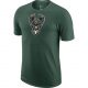 NIKE MILWAUKEE BUCKS DRY TEE ES CHARM LOGO FIR