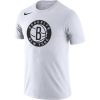 NIKE BROOKLYN NETS DRI-FIT ESSENTIAL LOGO TEE WHITE