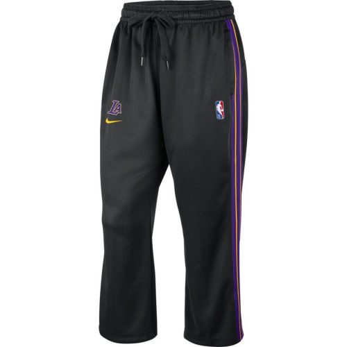 NIKE LOS ANGELES LAKERS WOMEN'S TRACKSUIT PANT COURTSIDE 75 BLACK/FIELD PURPLE/AMARILLO