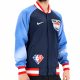 NIKE BROOKLYN NETS DRI FIT SHOWTIME JACKET COLLEGE NAVY/UNIVERSITY RED/WHITE