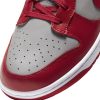 NIKE DUNK LOW RETRO MEDIUM GREY/VARSITY RED-WHITE