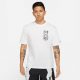 JORDAN ZION DRI-FIT TEE WHITE/BLACK