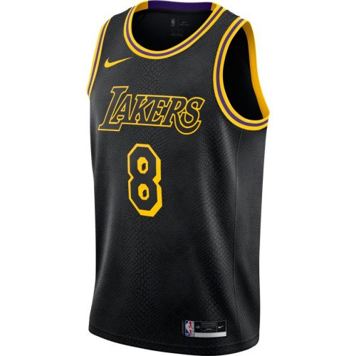 Nike  Los Angeles Lakers City Edition Kobe Bryant Swingman Jersey BLACK/BRYANT KOBE