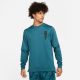 JORDAN ZION LONGSLEEVE SHOOTING SHIRT DARK TEAL GREEN/BLACK/BLACK