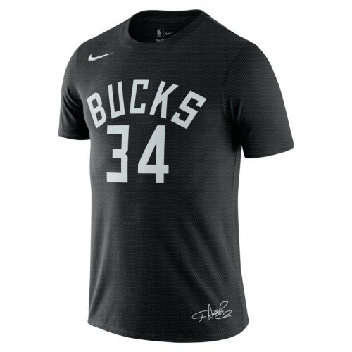 NIKE X NBA SEL2 ESSENTIALS MVP GIANNIS ANTETOKOUNMPO TEE BLACK/ANTETOKOUNMPO G