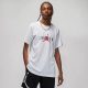 JORDAN JDN AIR STRETCH TEE WHITE/BLACK/GYM RED