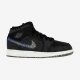 JORDAN 1 MID SE (GS) BLACK/MULTI-COLOR-RACER BLUE-WHITE