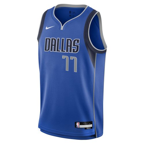 NIKE NBA DALLAS MAVERICKS LUKA DONCIC BOYS ICON SWINGMAN JERSEY GAME ROYAL L