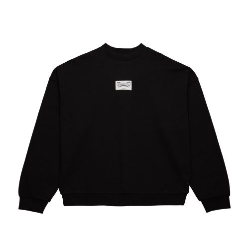 Mitchell & Ness Branded M&N Oversized Crewneck Black L