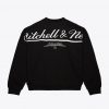 Mitchell & Ness Branded M&N Oversized Crewneck Black L