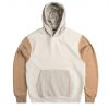 JORDAN ESSENTIALS FLEECE PULLOVER SAIL/HEMP/OATMEAL HEATHER/WHITE M