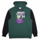 MITCHELL & NESS MILWAUKEE BUCKS RAY ALLEN Mens Name & Number Pullover Hoody Green / Black