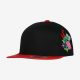 FOLKCAP STYLE 14 SNAPBACK BLACK / RED