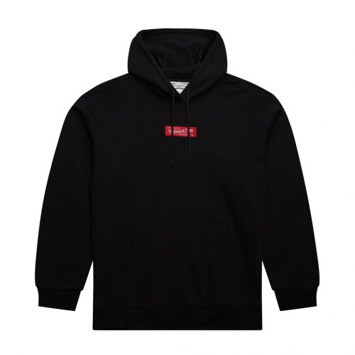 Mitchell & Ness Branded M&N Box Logo Hoodie Black XL