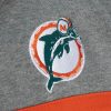 MITCHELL & NESS MIAMI DOLPHINS Mens Pullover Hoody Dolphins Blue