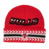 MITCHELL & NESS CHICAGO BULLS NBA GAME ON KNIT HWC RED