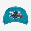 MITCHELL & NESS NBA CHARLOTTE HORNETS TEAM GROUND 2.0 STRETCH SNAPBACK HWC TEAL