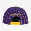 MITCHELL & NESS LOS ANGELES LAKERS TEAM PIN SNAPBACK Purple