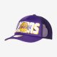 MITCHELL & NESS LOS ANGELES LAKERS BILLBOARD TRUCKER SNAPBACK Purple