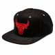 MITCHELL & NESS CHICAGO BULLS NBA DAY 4 SNAPBACK BLACK/RED