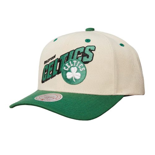 Mitchell & Ness NBA Retro Type Pro Snapback Boston Celtics Off White ONE