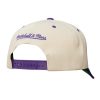 Mitchell & Ness NBA Retro Type Pro Snapback Los Angeles Lakers Off White