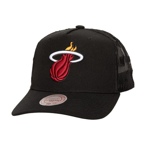 Mitchell & Ness NBA Monogram Trucker Miami Heat Black