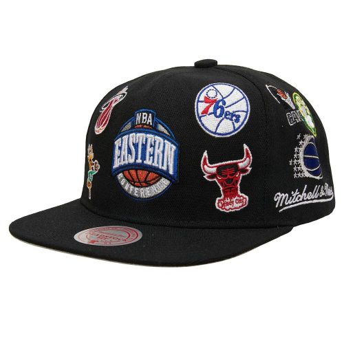 MITCHELL & NESS NBA East ALL OVER CONFERENCE DEADSTOCK HWC BLACK